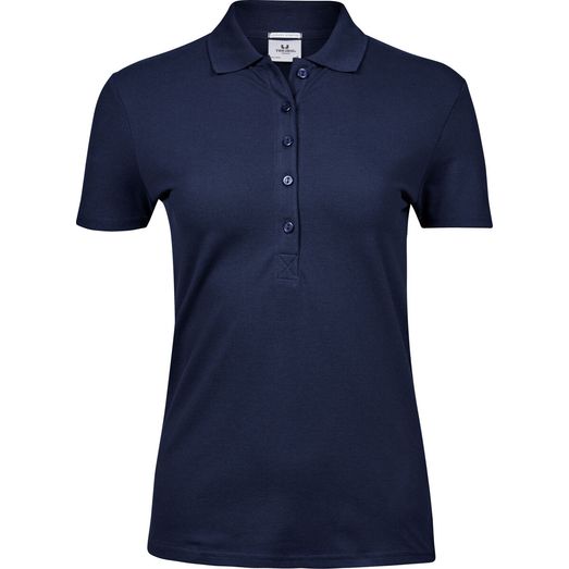 Tee Jays Ladies' Luxury Stretch Polo Navy Blue