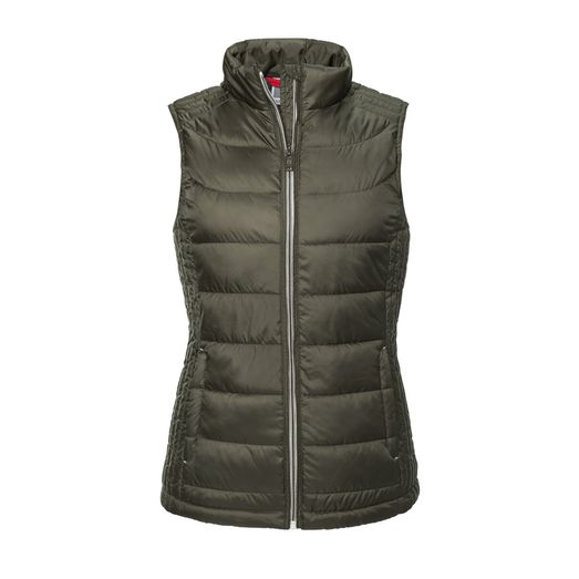 Russell Ladies' Nano Bodywarmer Dark Olive Green