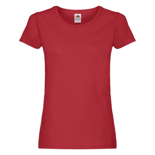 Fruit Of The Loom Ladies' Original T Red