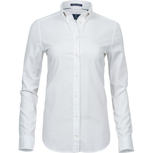 Tee Jays Ladies' Perfect Oxford Shirt White