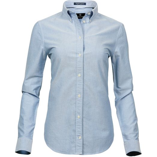 Tee Jays Ladies' Perfect Oxford Shirt Light Blue