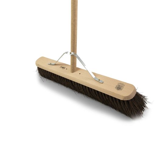 24" Hills Bahia Mix Platform Broom with Handle
