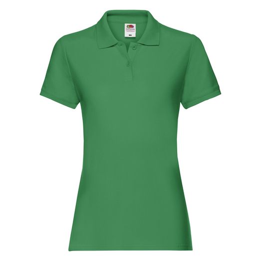 Fruit Of The Loom Ladies' Premium Polo Kelly Green