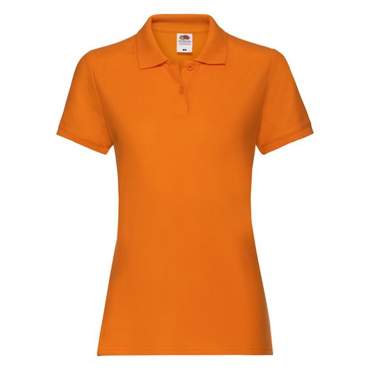 Fruit Of The Loom Ladies' Premium Polo Orange