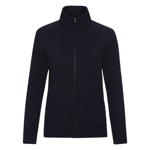 Fruit Of The Loom Ladies' Premium Sweat Jacket Deep Navy
