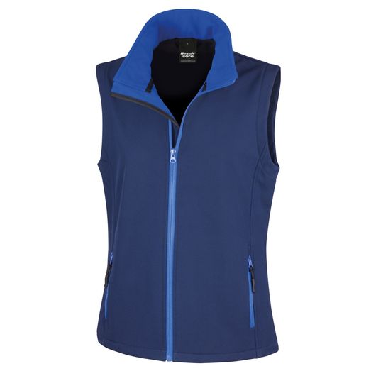 Result Core Ladies' Printable Softshell Bodywarmer Navy/Royal