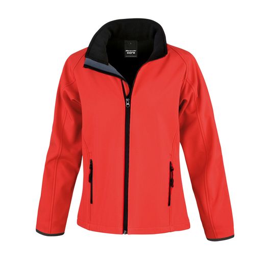 Result Core Ladies' Printable Softshell Jacket Red/Black