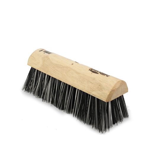 Hills 10.5" Black &amp; White Polyprop Yard Broom