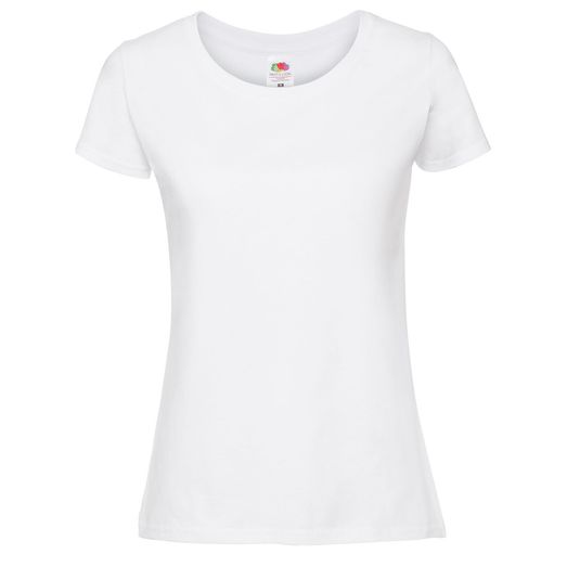 Fruit Of The Loom Ladies' Ring Spun Premium T-Shirt White
