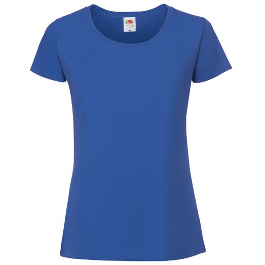 Fruit Of The Loom Ladies' Ring Spun Premium T-Shirt Royal