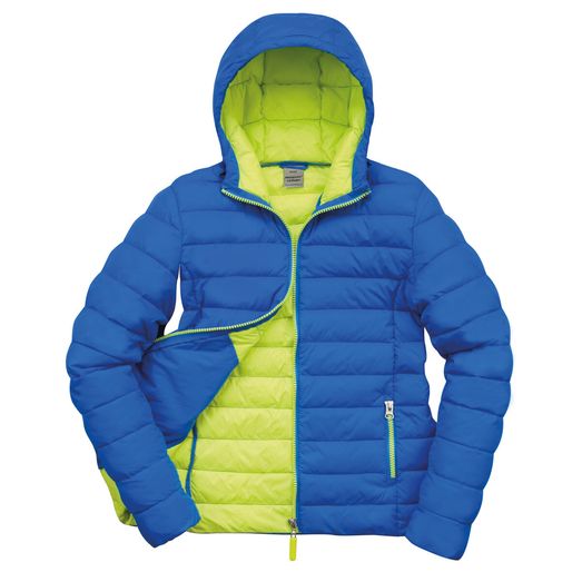 Result Urban Outdoor Wear Ladies' Snow Bird Padded Jacket Ocean/Lime