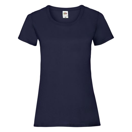 Fruit Of The Loom Ladies' Valueweight T-Shirt Deep Navy