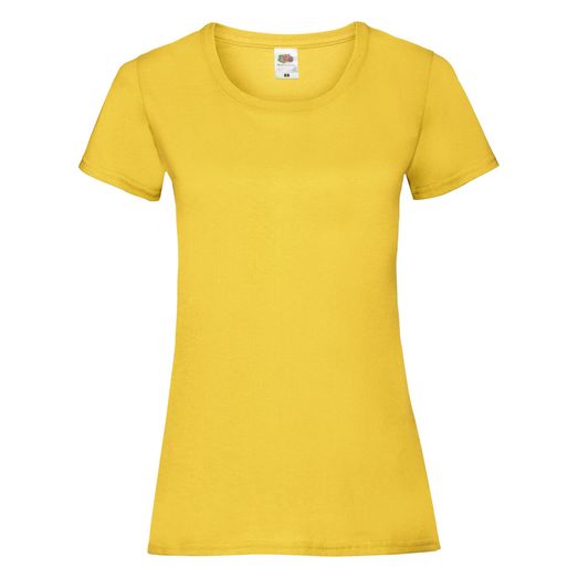 Fruit Of The Loom Ladies' Valueweight T-Shirt Sunflower