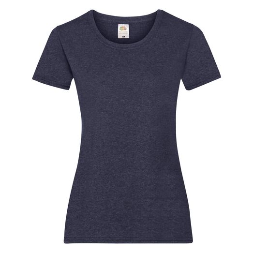 Fruit Of The Loom Ladies' Valueweight T-Shirt Vintage Heather Navy