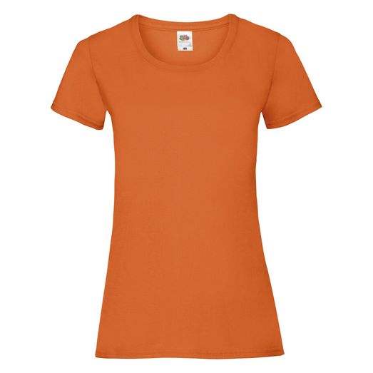 Fruit Of The Loom Ladies' Valueweight T-Shirt Orange