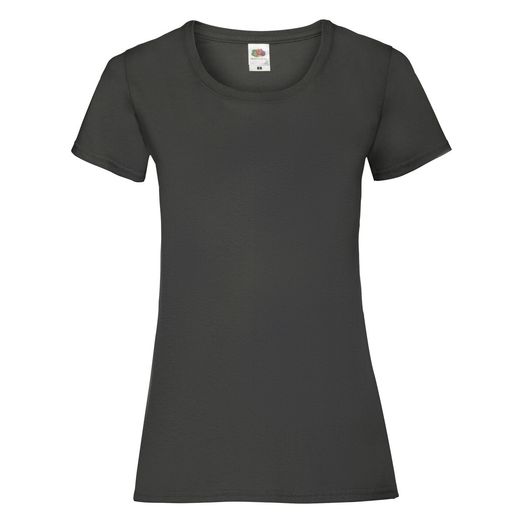 Fruit Of The Loom Ladies' Valueweight T-Shirt Light Graphite
