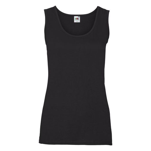 Fruit Of The Loom Ladies' Valueweight Vest Black