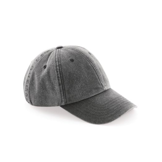 Beechfield  Low Profile Vintage Cap_x000D_ Vintage Black