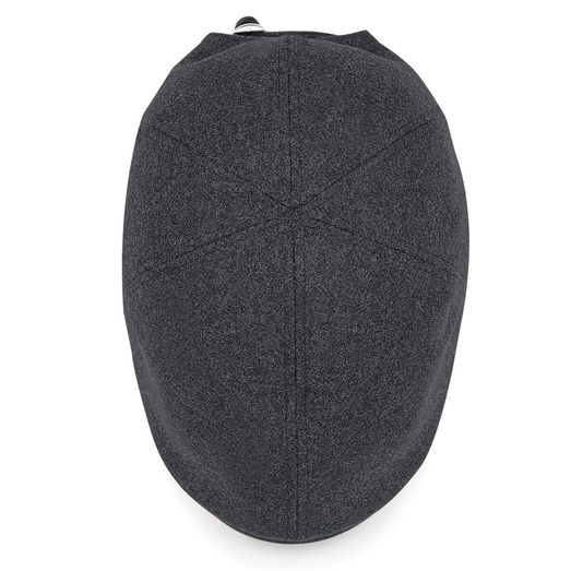 Beechfield  Melton Wool Ivy Cap Charcoal Marl