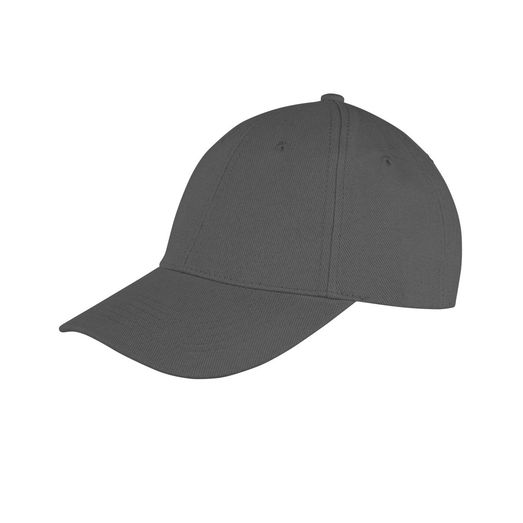 Result Core Memphis 6 Panel Brushed Cotton Low Profile Cap Charcoal