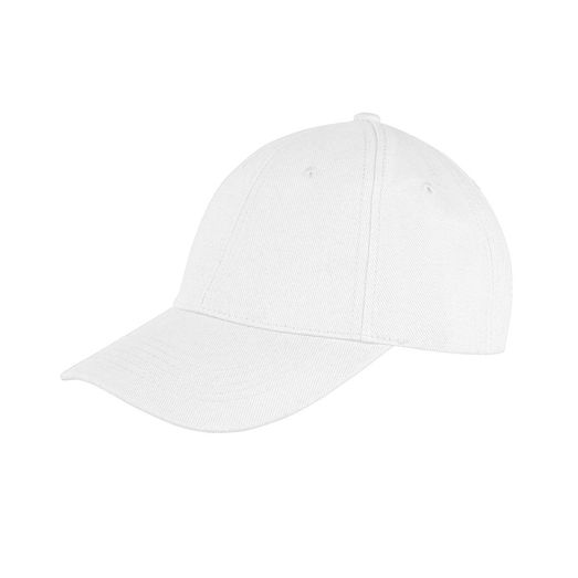 Result Core Memphis 6 Panel Brushed Cotton Low Profile Cap White