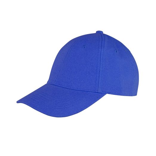 Result Core Memphis 6 Panel Brushed Cotton Low Profile Cap Azure Blue