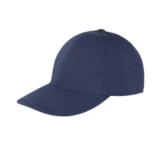 Result Core Memphis 6 Panel Brushed Cotton Low Profile Cap Navy Blue