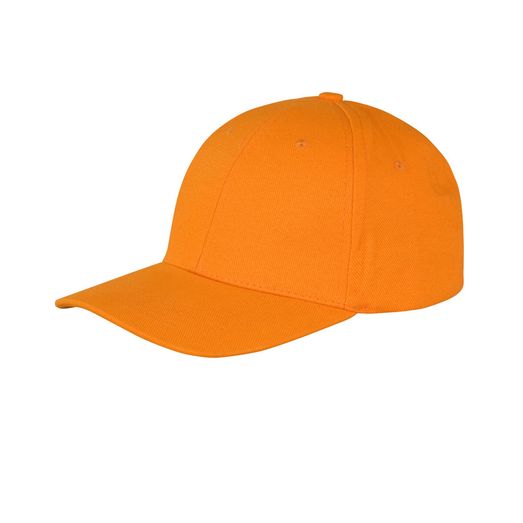 Result Core Memphis 6 Panel Brushed Cotton Low Profile Cap Orange