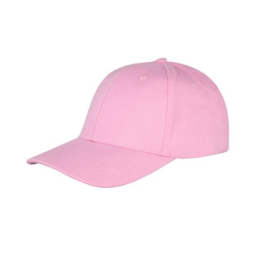 Result Core Memphis 6 Panel Brushed Cotton Low Profile Cap Pink