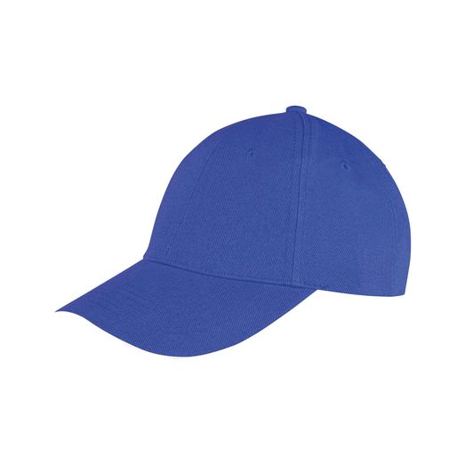 Result Core Memphis Brushed Cotton Low Profile Sandwich Peak Cap Royal Blue/White