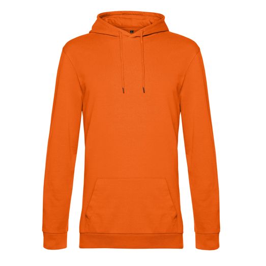 B&amp;C Men's #Hooded Sweat Pure Orange