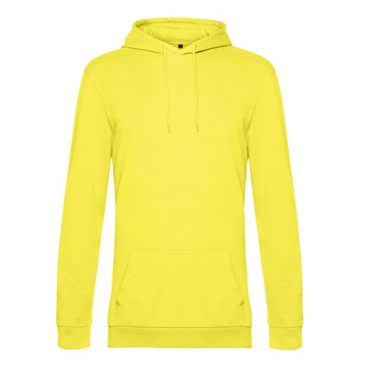 B&amp;C Men's #Hooded Sweat Solar Yellow