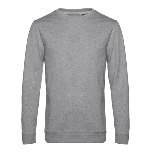 B&amp;C Men's #Set In Sweatshirt Heather Grey