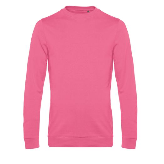 B&amp;C Men's #Set In Sweatshirt Pink Fizz