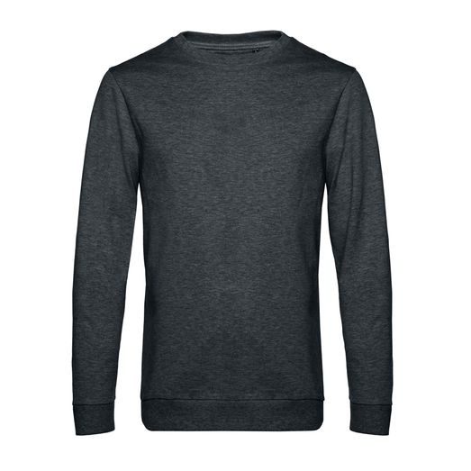 B&amp;C Men's #Set In Sweatshirt Heather Asphalt