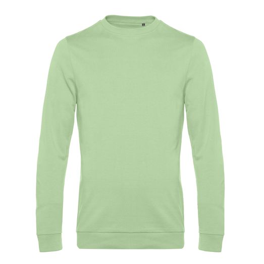 B&amp;C Men's #Set In Sweatshirt Light Jade