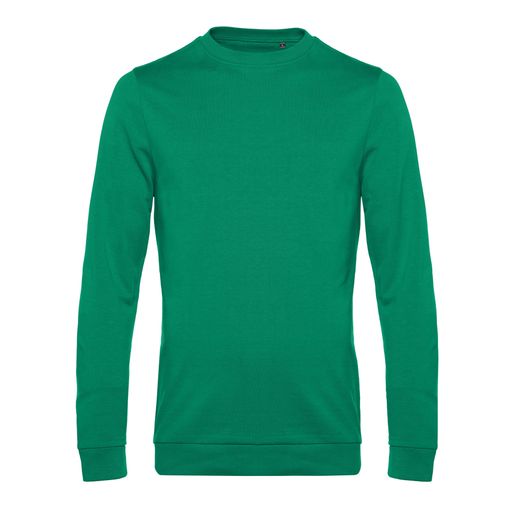 B&amp;C Men's #Set In Sweatshirt Kelly Green