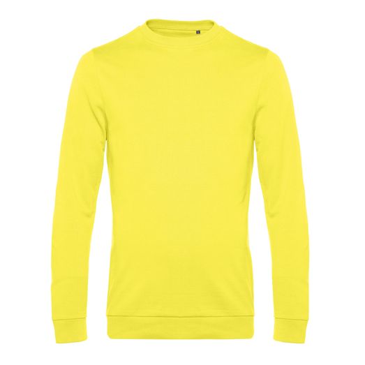 B&amp;C Men's #Set In Sweatshirt Solar Yellow