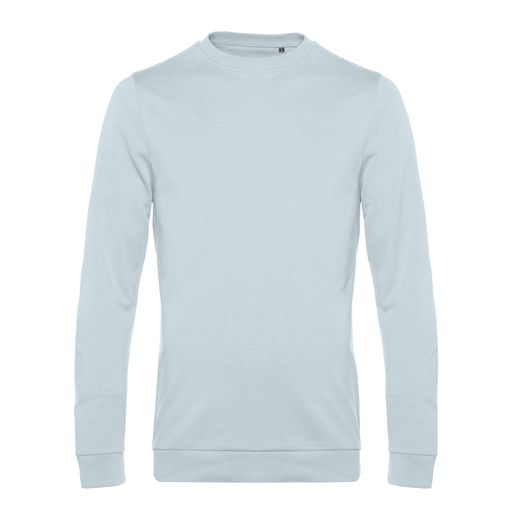 B&amp;C Men's #Set In Sweatshirt Pure Sky