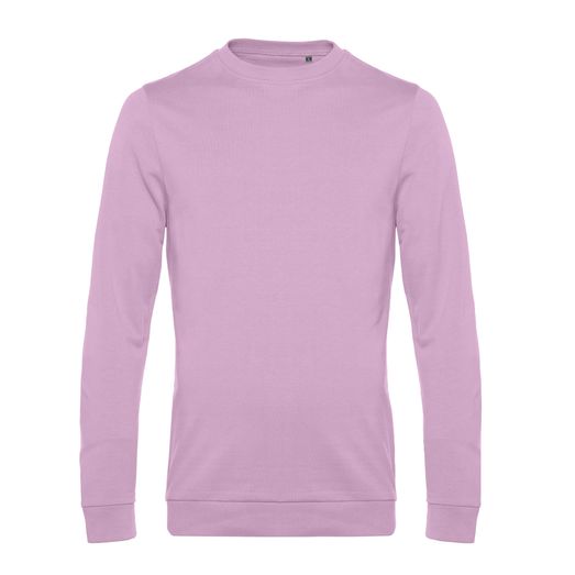 B&amp;C Men's #Set In Sweatshirt Candy Pink