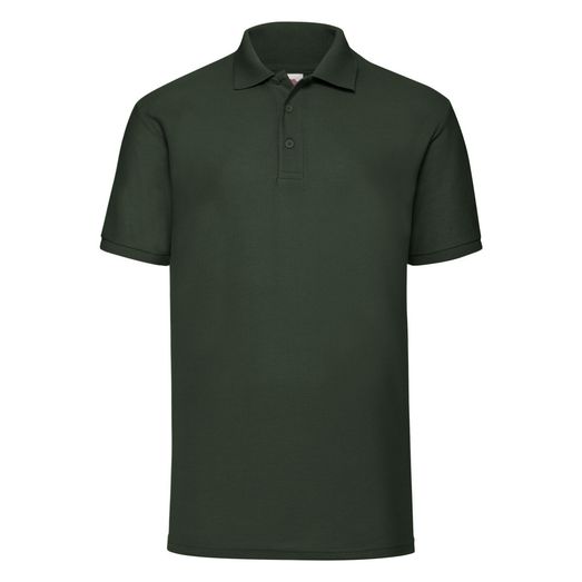 Fruit Of The Loom Men's 65/35 Polo Bottle Green