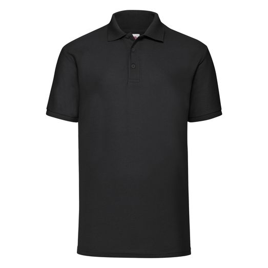 Fruit Of The Loom Men's 65/35 Polo Black