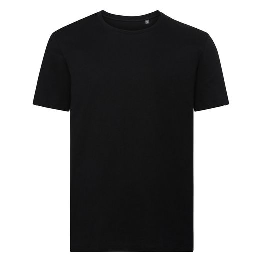 Russell Pure Organic Men's Authentic Tee Pure Organic Black