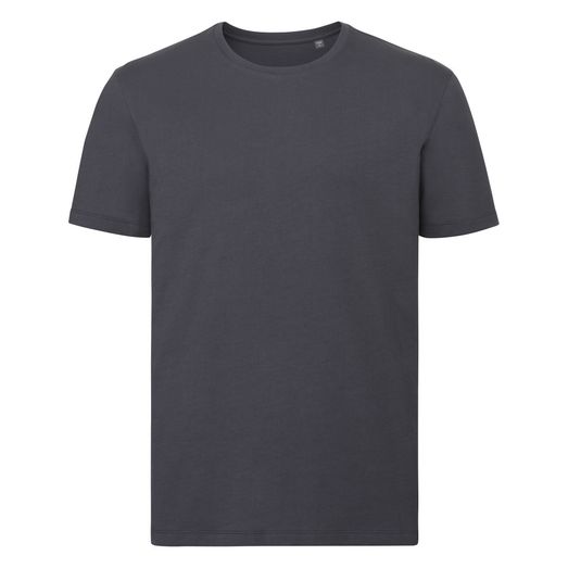 Russell Pure Organic Men's Authentic Tee Pure Organic Convoy Grey