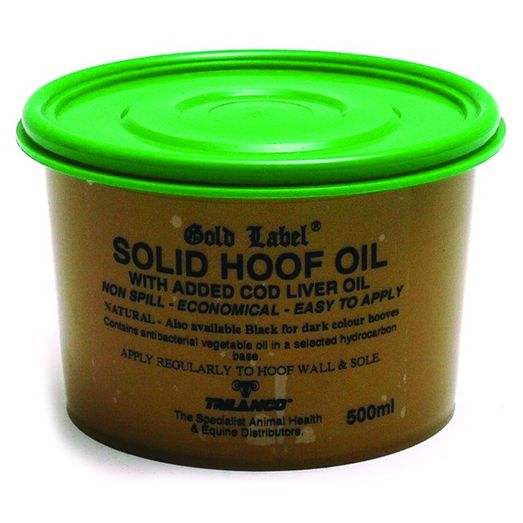 Gold Label Solid Hoof Oil - Natural
