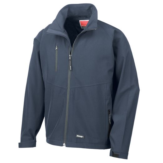 Result Men's Base Layer Softshell Jacket Navy Blue