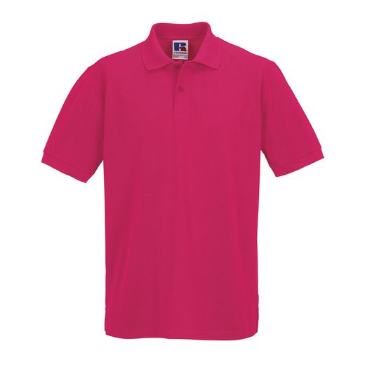 Russell Men's Classic Cotton Polo Fuchsia