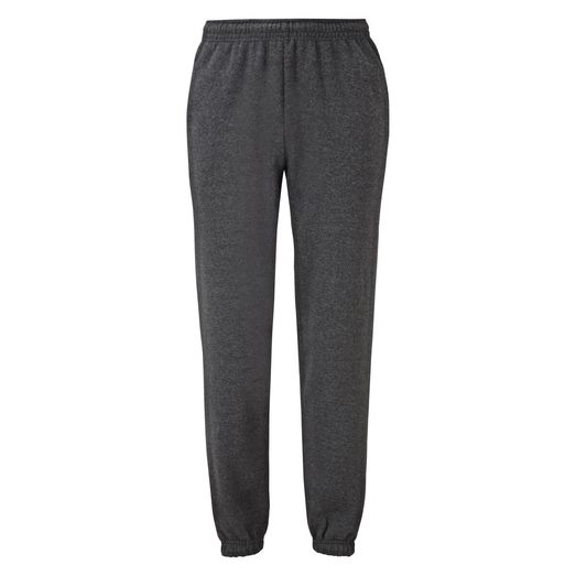 Fruit Of The Loom Men's Classic Elasticated Cuff Jog Pants Dark Heather