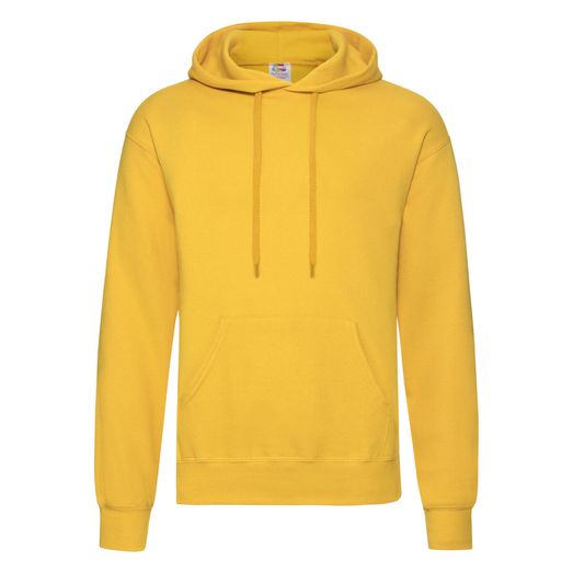 Fruit Of The Loom Men's Classic Hooded Sweat Sunflower