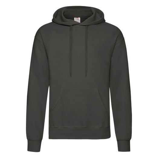 Fruit Of The Loom Men's Classic Hooded Sweat Light Graphite